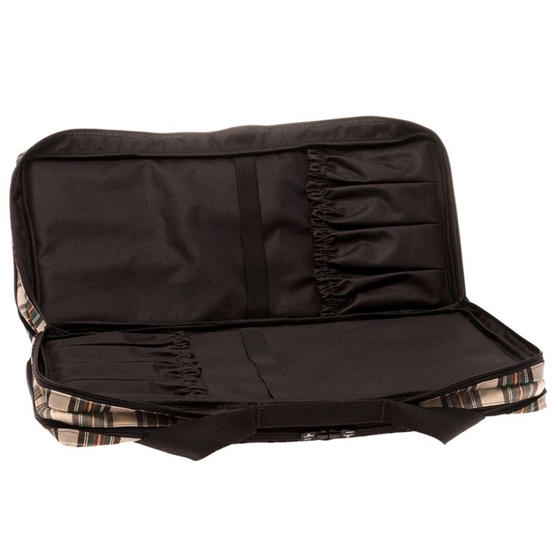 Bolsa-Cordura-Nylon-Xadrez-com-Alca-16-Compartimentos-para-Facas-e-Utensilios---Professional-Cheff