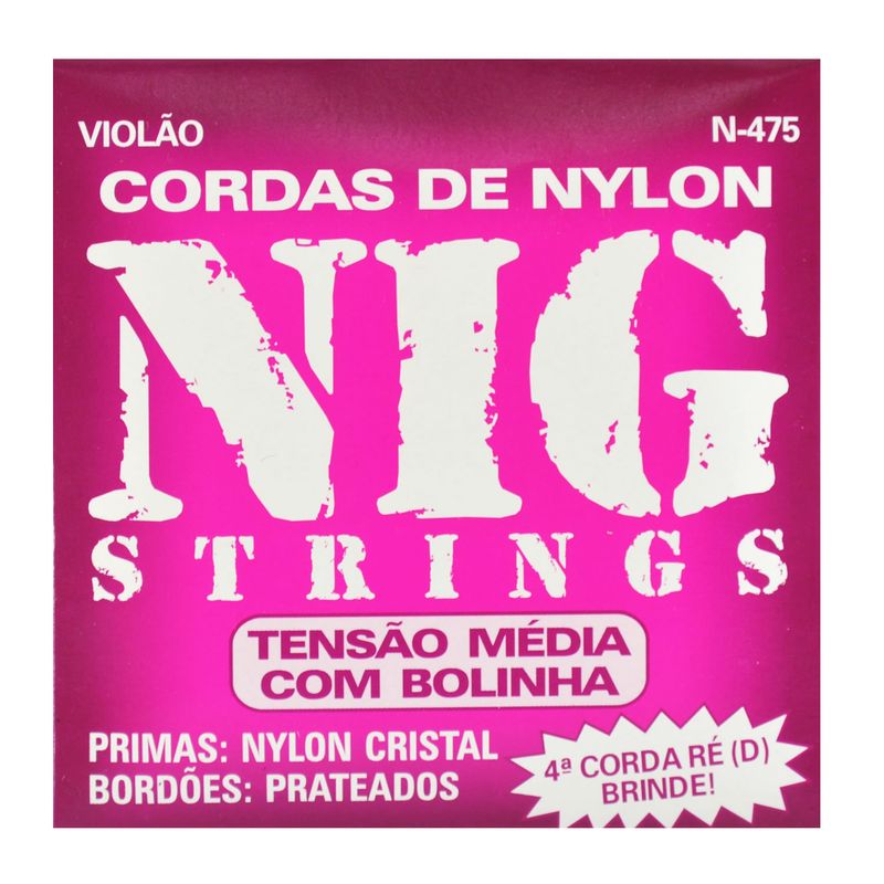 Encordoamento-Nylon-Cristal-para-Violao-com-Bolinha---Rouxinol
