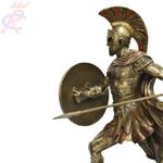 Estatua-em-Resina-Aquiles-com-Lanca-e-Escudo-29-cm