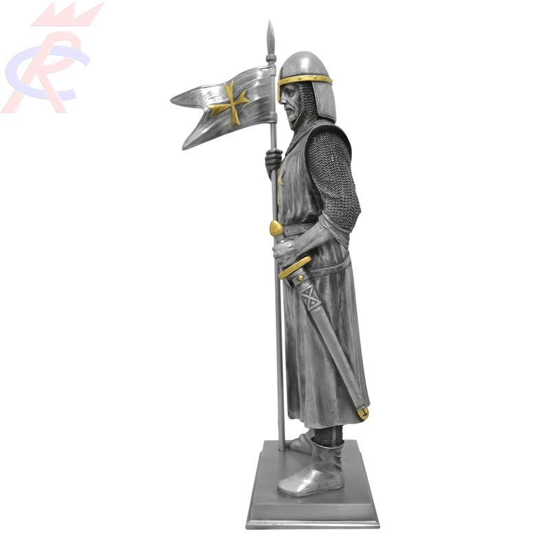 Estatua-em-Resina-Cavaleiro-Templario-com-Espada-30-cm