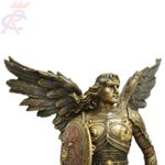 Estatua-em-Resina-Sao-Miguel-com-Espada-e-Escudo-23-cm