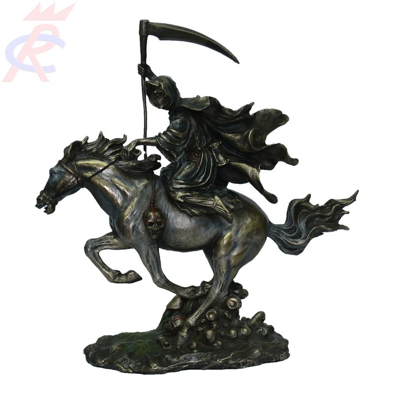 Estatueta-em-Resina-Decorativa-Cavaleiro-do-Apocalipse--Morte--25-Cm