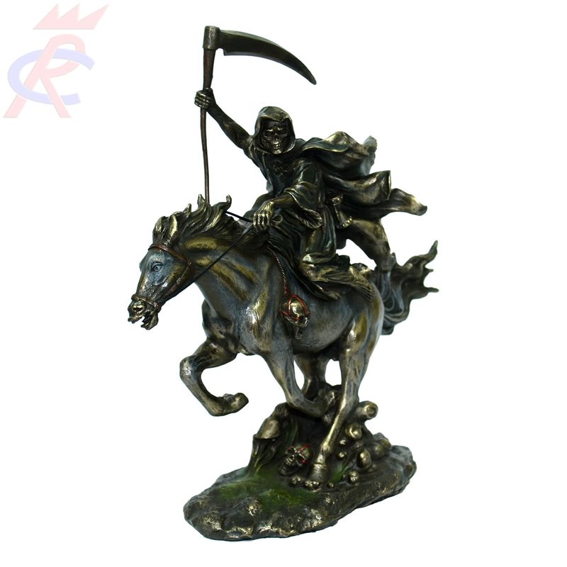 Estatueta-em-Resina-Decorativa-Cavaleiro-do-Apocalipse--Morte--25-Cm