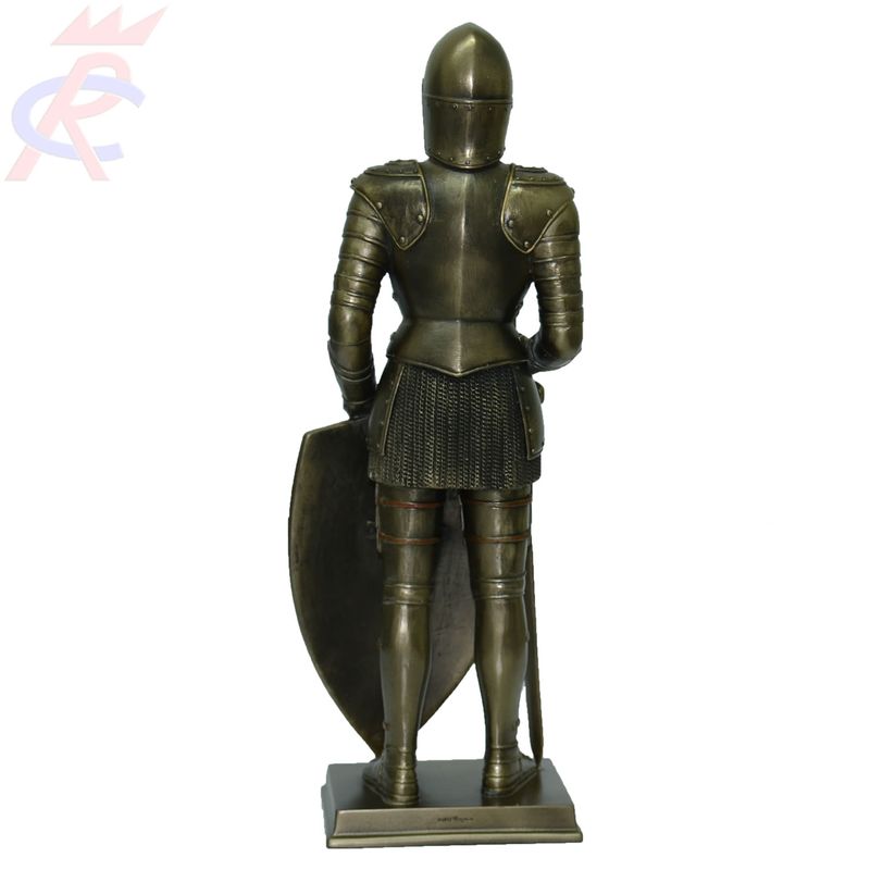 Estatueta-em-Resina-Decorativa-Guerreiro-Medieval-com-Espada-e-Escudo-32-Cm