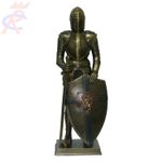 Estatueta-em-Resina-Decorativa-Guerreiro-Medieval-com-Espada-e-Escudo-32-Cm