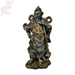 Estatueta-Guerreiro-Chines-5-Dragoes-em-Resina-25-cm