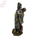 Estatueta-Guerreiro-Chines-5-Dragoes-em-Resina-25-cm