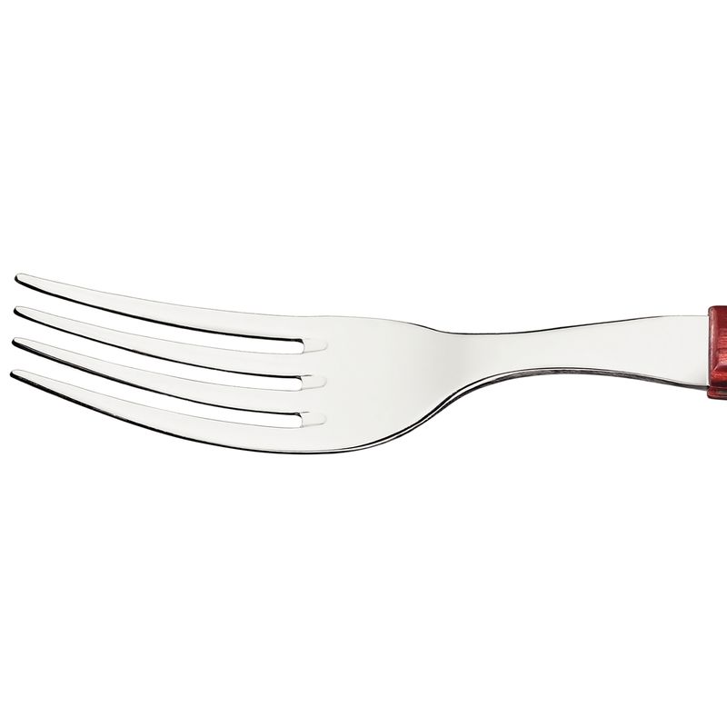 Jogo-de-Garfo-Inox-para-Mesa-com-Cabo-Polywood-6-Pecas---Tramontina