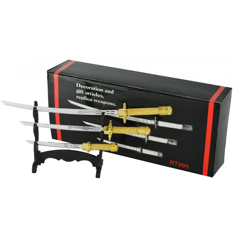Jogo-Mini-Espadas-Decortivas-com-Suporte-3-Pecas