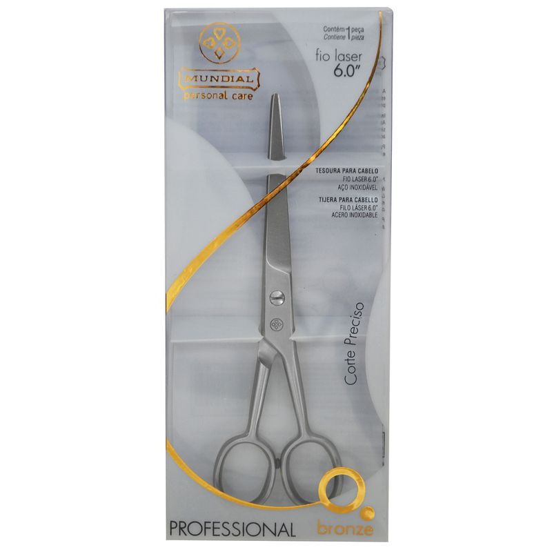 Tesoura-Inox-para-Cabelo-Fio-Laser-6--Bronze---Mundial