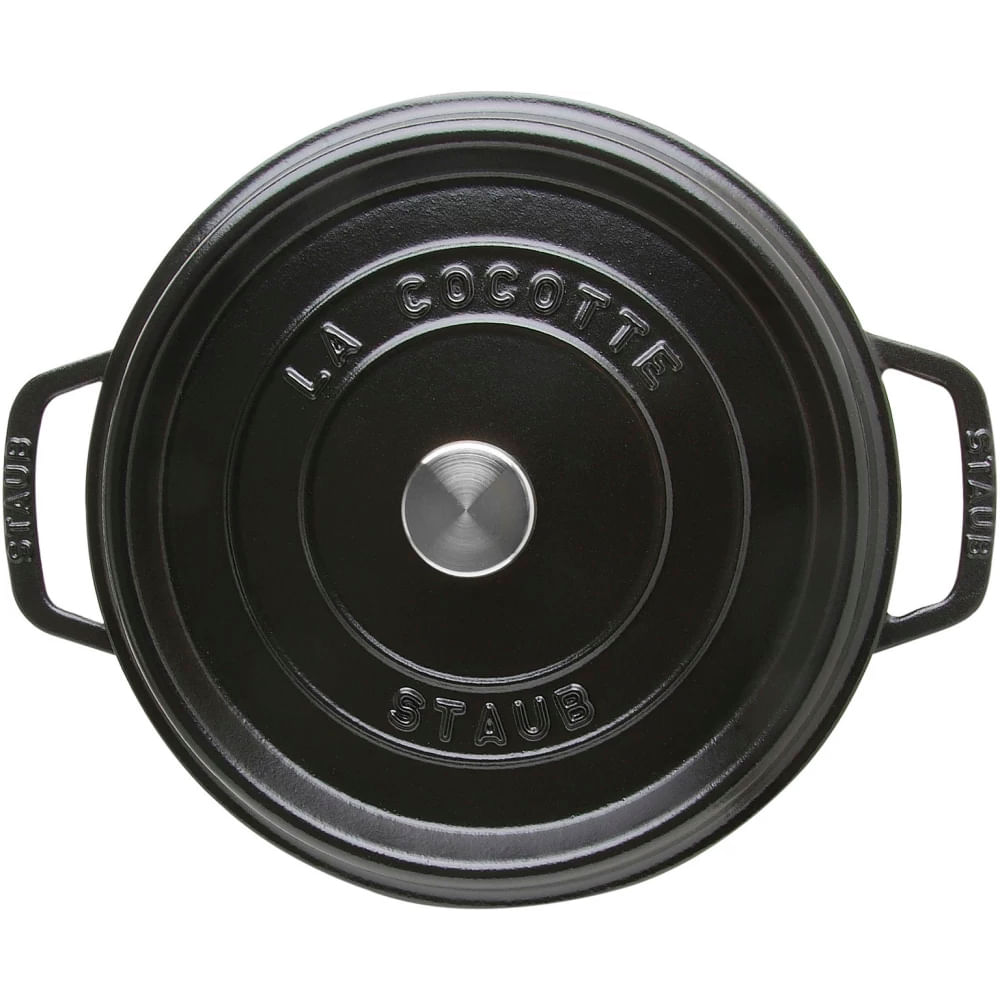 Caçarola Redonda la Cocotte Preta 24 cm - Staub
