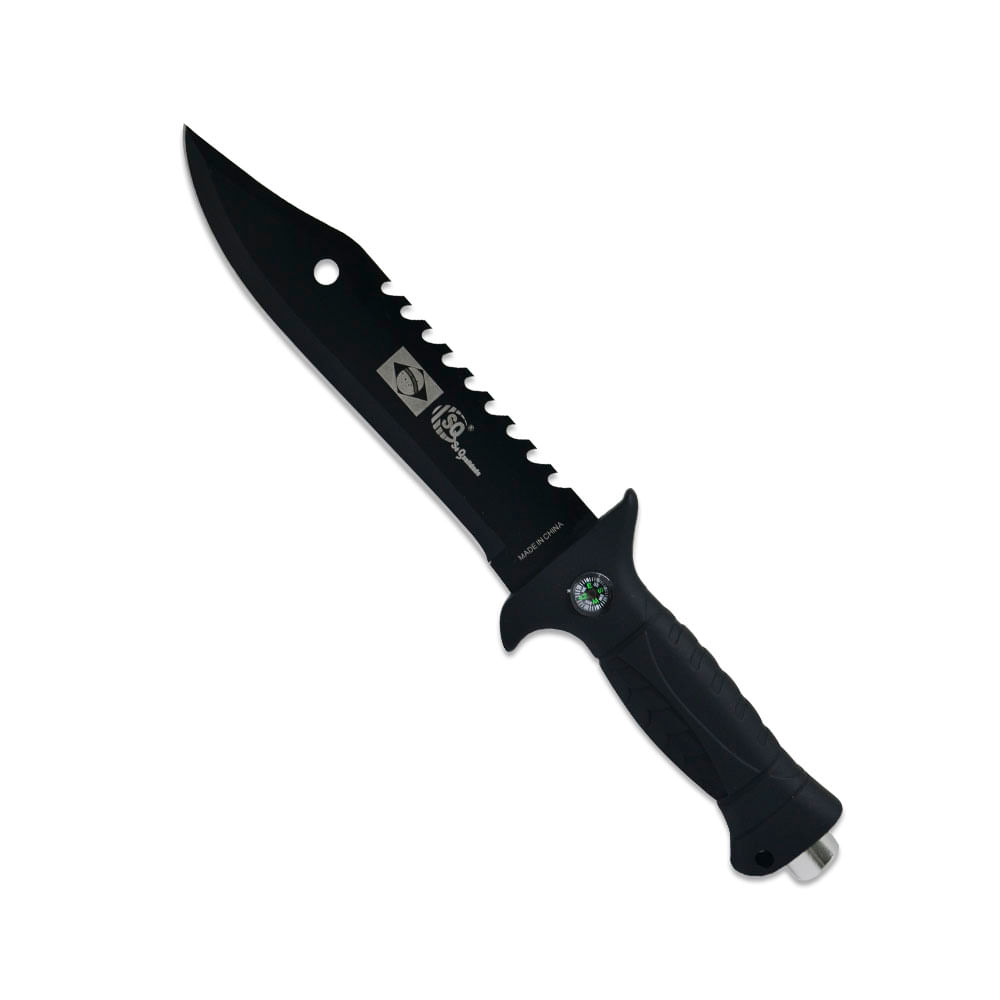 hakkacandyland　0527 Faca Esportiva Cabo Emborrachado com Bainha 7