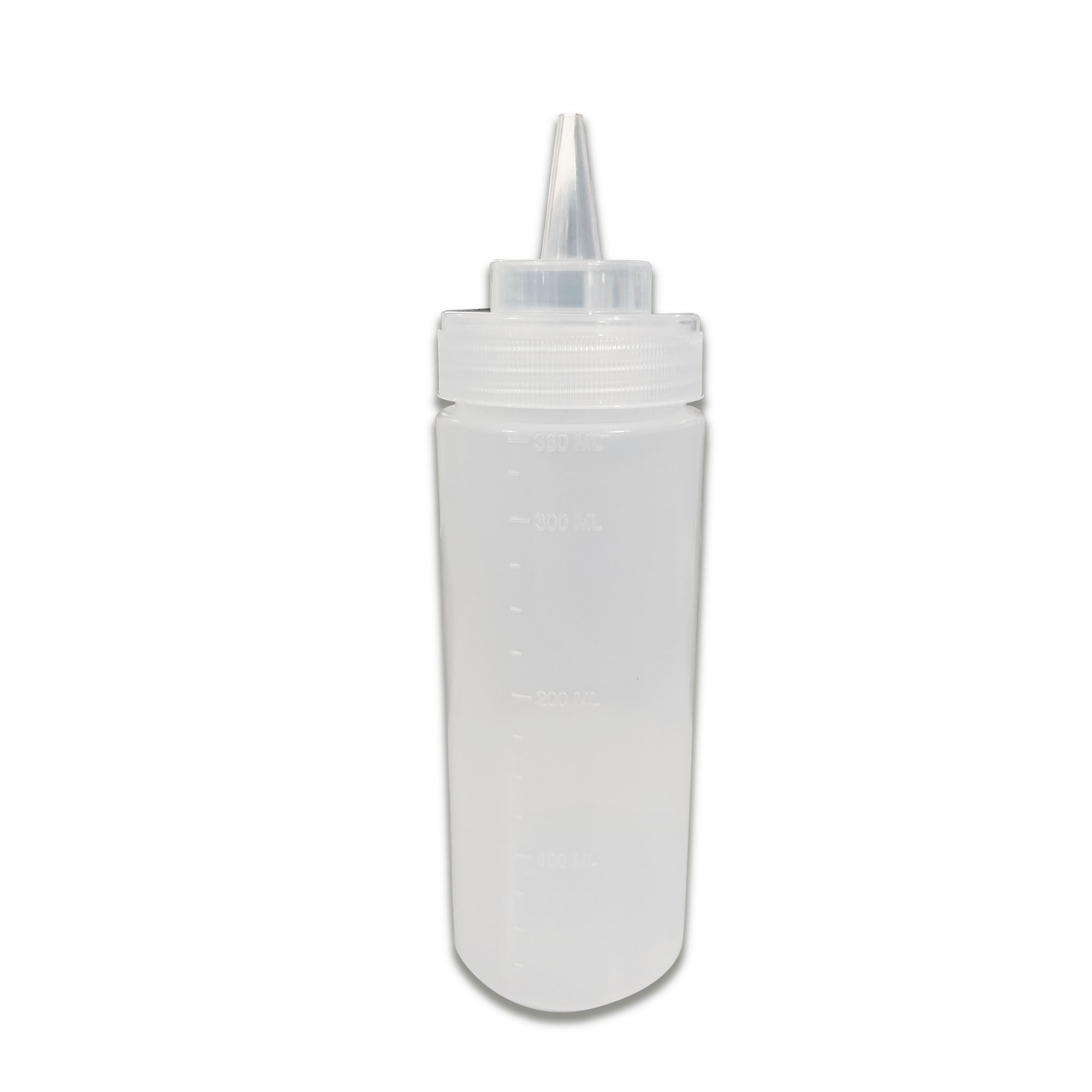 Bisnaga Flexível Profissional Plástico Transparente 360 ml